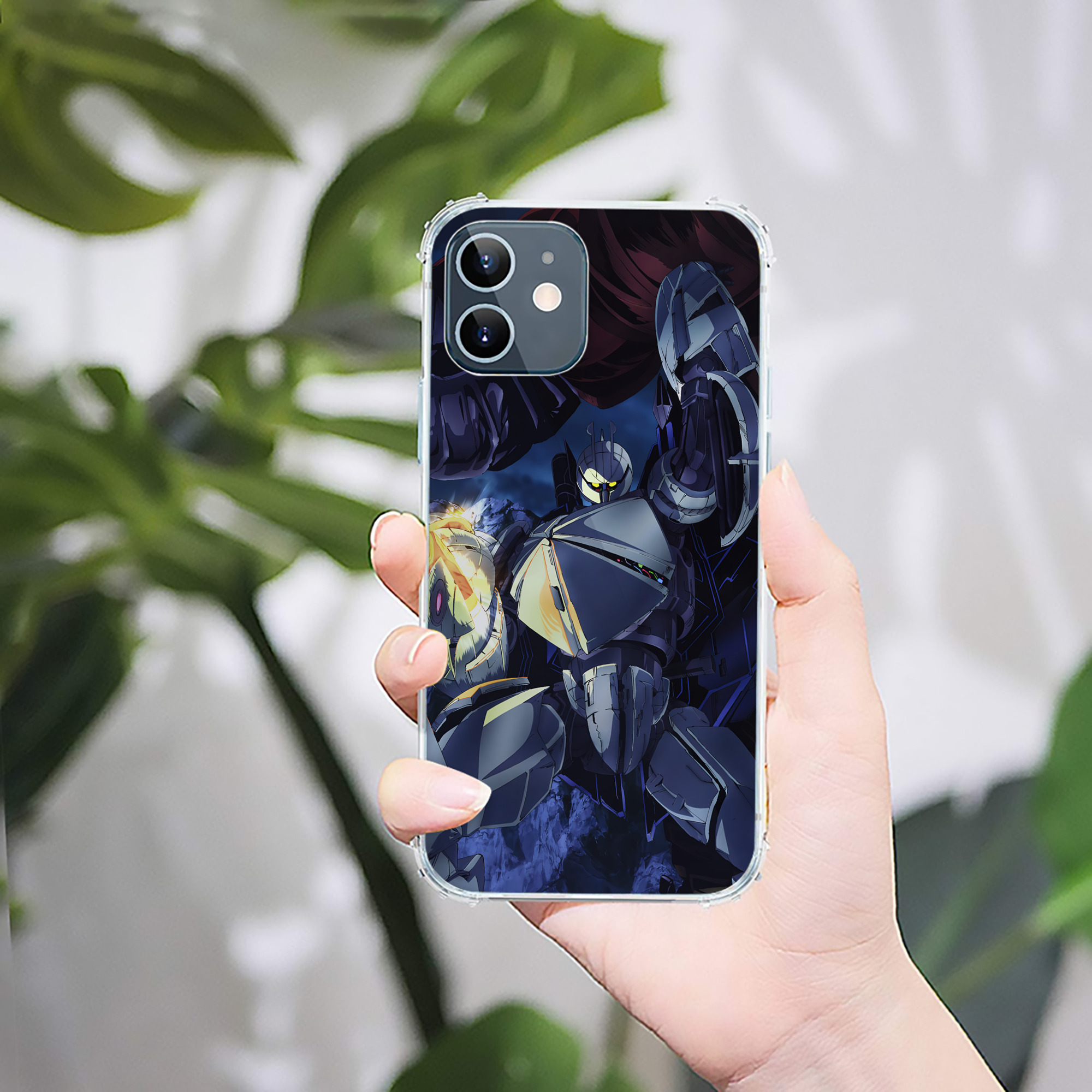 （画像用） 機動戦士ガンダム Mobile Suit Gundam 【iPhone 12シリーズ対応】透明スマホケース（クリアソフトケース）